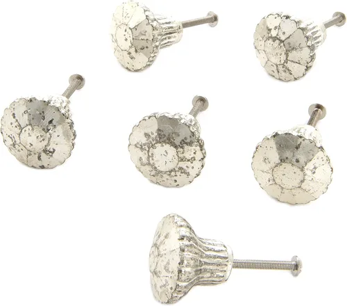 Miniatura 20 de Dritz Home - Manija para puerta de hierro fundido de diseño de aves, Dorado, 47064A