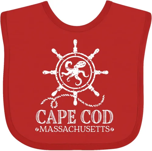 Miniatura 4 de inktastic Cape Cod Massachusetts - Babero náutico para bebé