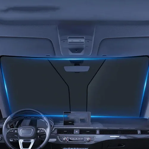 Miniatura 2 de HATHWAY Compatible con BYD Song Plus DM-i EV 2020-2023, cubiertas de parasol para parabrisas de automóvil, parasol delantero de automóvil, parasol