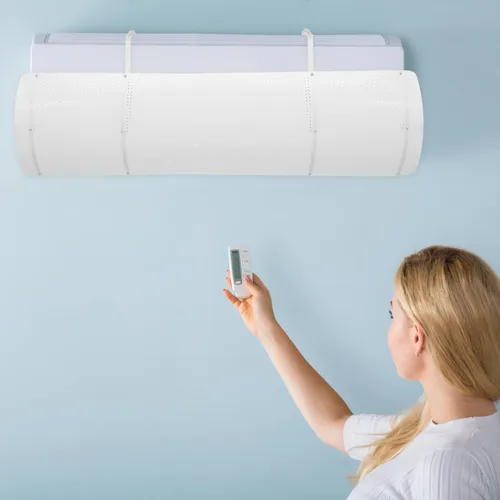 Miniatura 4 de Holibanna 1 Unidades de aire acondicionado Parabrisas Draft Stopper para ventanas Accesorios interiores Aire acondicionado para habitación Deflector