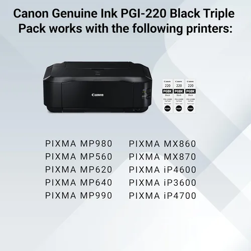Miniatura 6 de Tinta de color negro Canon PGI-220, Negro