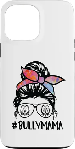 Miniatura 24 de American Bully Mom Messy Bun Hair Glasses, Bully Mama Case for iPhone 16