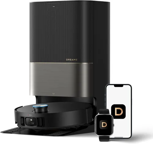 DREAME X50 Ultra Robot Aspiradora y Fregona con Autovaciado y Limpieza Automática de la Fregona, Succión de 20,000Pa, Evitáción de Obstáculos y Negro