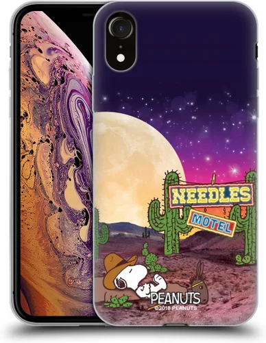 Miniatura 26 de Head Case Designs Funda de gel con licencia oficial de Peanuts Nebula Cactus Needles Snoopy Space Cowboy [protección de grado militar] compatible
