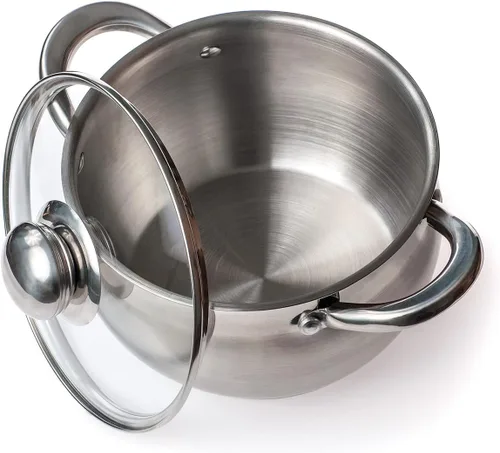 Miniatura 5 de MECCANIXITY Pomo universal para tapa de olla, perilla de repuesto de acero inoxidable, 2.126 x 0.906 in, color rojo, para cubierta de olla