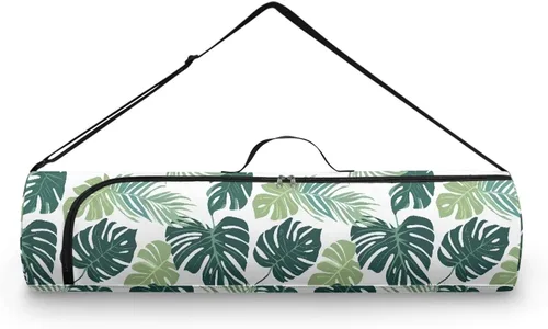 Miniatura 28 de Bolsa para esterilla de yoga para mujeres y hombres, con cremallera completa, bolsa de transporte para esterilla de yoga para clase de entrenamiento