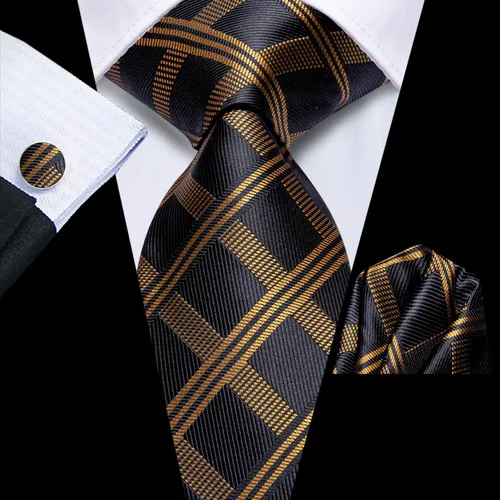 Miniatura 177 de Dubulle Corbata tejida de cachemira para hombre y gemelos de pañuelo para hombre, conjunto de gemelos para boda formal y negocios