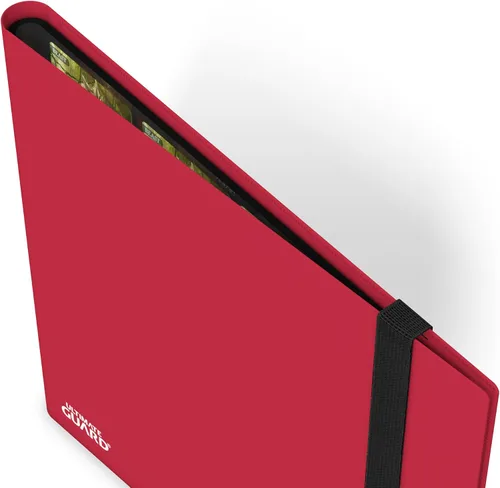 Miniatura 3 de Ultimate Guard Flexxfolio 12 bolsillos laterales para almacenamiento de tarjetas coleccionables de hasta 480 tarjetas, colección de tarjetas Rojo