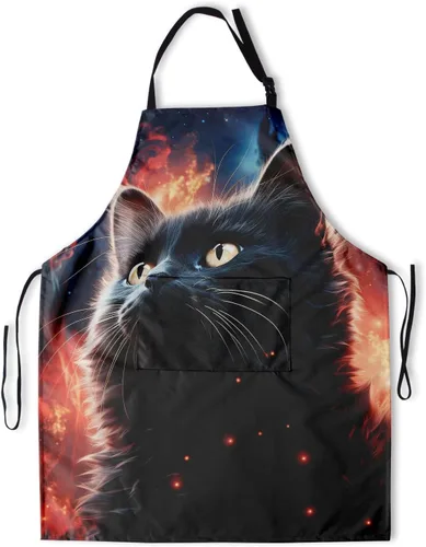 Delantal con bolsillos, delantales para mujeres y hombres, delantal de cocina para cocinar, jardinería, servidor, camarera, pintura