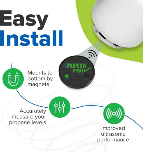 Miniatura 7 de Paquete Universal Mopeka Pro Check – Sensor Universal Pro Check y Tank Halo – Sensor Inalámbrico de Medidor de Tanque de Propano – Accesorios