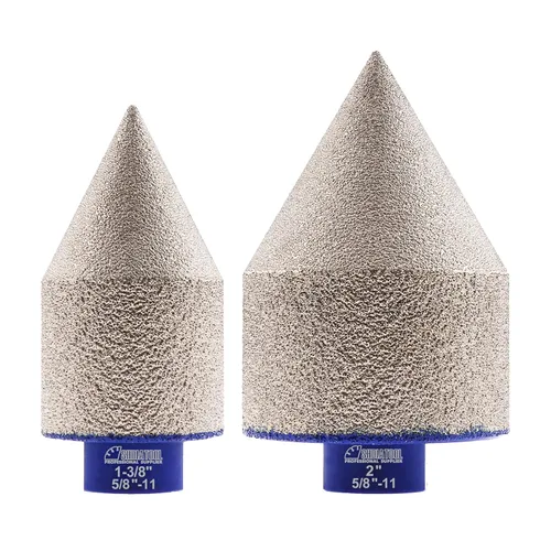 Miniatura 13 de SHDIATOOL Brocas biseladoras de diamante de 1-3/8 pulgadas para agrandar los pedazos de fresado de cerámica del granito del mármol de la teja