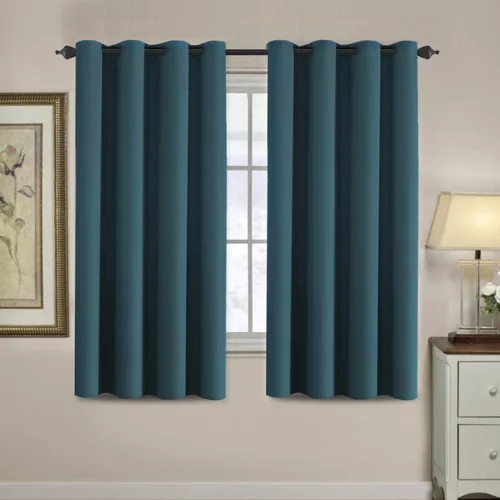 Miniatura 188 de H.VERSAILTEX - Cortinas blackout con aislamiento térmico y ojales en la parte superior, para patios, puertas correderas y división de habitaciones