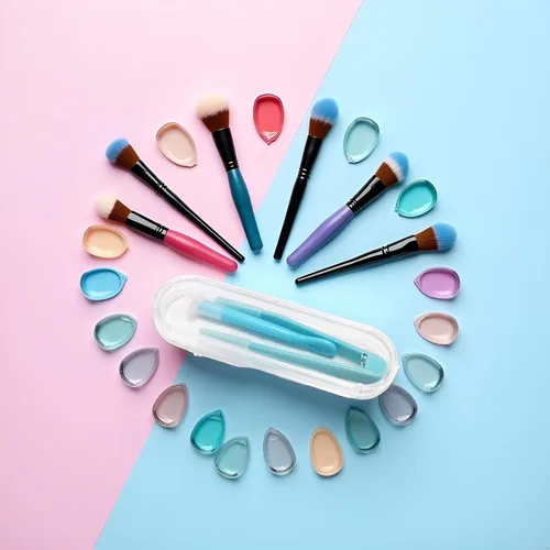Miniatura 3 de Aplicador de lentes de contacto azules, removedor y pinzas, punta suave, compacto, multiusos