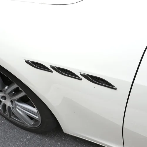 Miniatura 3 de Cubierta de fibra de carbono suave para guardabarros de ventilación lateral para Maserati Ghibli 2014 2015 2016 2017 2018 2019 2020 2021 2022
