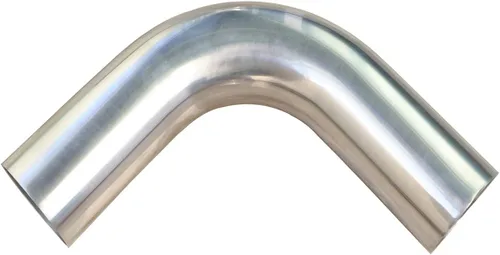 Miniatura 5 de 3.5" (89mm) OD 90 Grados Codo de Tubo de Aluminio para Tubo Interenfriador, Tubo de Entrada de Aire, Radio 1.5D, Tubo de Aleación de Aluminio Alto