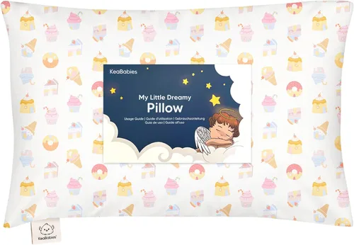 Miniatura 40 de KeaBabies - Almohada con funda para niños pequeños, almohada My Little Dreamy de 13 x 18 pulgadas (ABC Land)