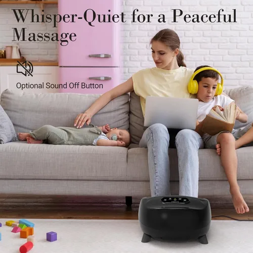 Miniatura 7 de CuPiLo - Masajeador shiatsu de pies, elegible para FSA y HSA, control remoto, varios niveles de ajuste, para fascitis plantar, neuropatía, hombres