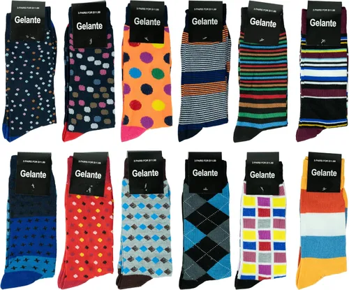 Miniatura 9 de 12 pares de calcetines de vestir para hombre