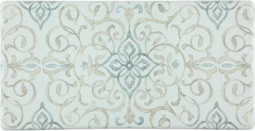 Miniatura 10 de J&V TEXTILES Tapete de cocina antifatiga para piso, alfombra corredor de cocina acolchada con temática en relieve, antideslizante, fácil de limpiar