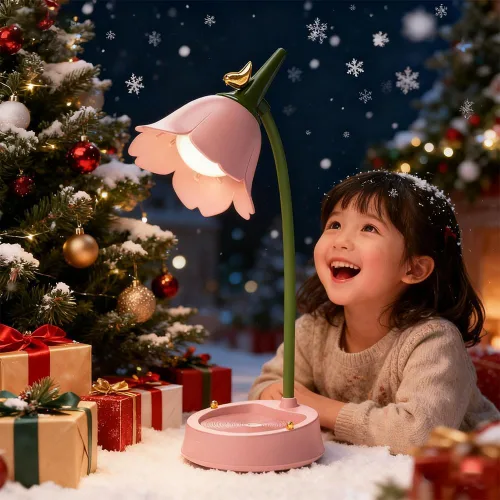 Miniatura 9 de Lámpara de escritorio LED mágica JD Cordless Luz de mesa ajustable cuello de cisne regulable táctil recargable batería cuidado de los ojos luz Rosa