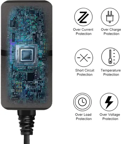 Miniatura 2 de Adaptador CA/CC de 9.5V compatible con Casio SA-46 SA-47 SA-76 SA-77 SA-78 WK-220 WK-225 WK-240 WK-245 XW-P1 XW-G1 XW-PD1 MA-150 MA-170 MA-220 Cable