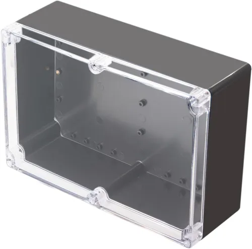 Miniatura 23 de Caja de proyecto IP65 Caja de conexiones impermeable ABS cajas eléctricas negras para bricolaje, Estuche electrónico para proyectos de energía, Caja