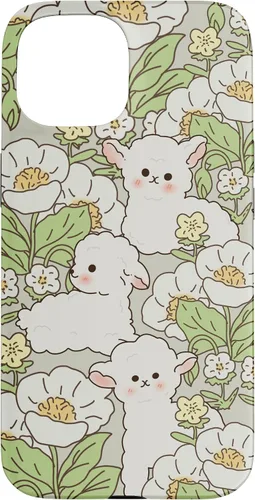 Miniatura 6 de Funda para iPhone 11 Pro Max con diseño de margaritas y cordero, flores de granjero