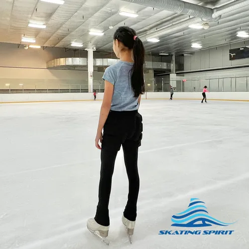 Miniatura 7 de Skating Spirit Pantalones cortos acolchados con cremallera y cremallera, pantalones de protección para el coxis, cadera y glúteos, para patinaje