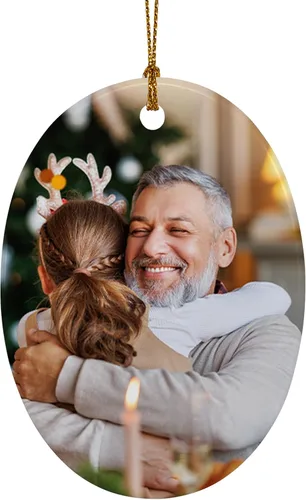 Miniatura 11 de Adornos de Navidad personalizados, adorno con foto personalizada, nuestro primer árbol de Navidad colgante 2024, decoración regalo para Navidad