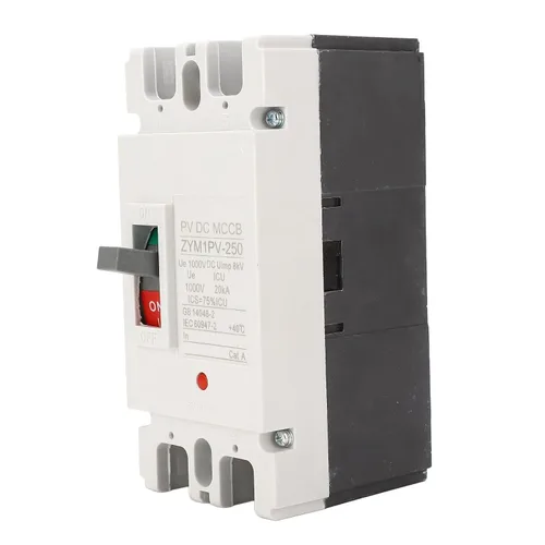 Miniatura 7 de Interruptor de batería solar, 1000 V de alta ruptura CC resistente a la intemperie disyuntor de caja moldeada 200A 2P cortocircuito de arco corto al
