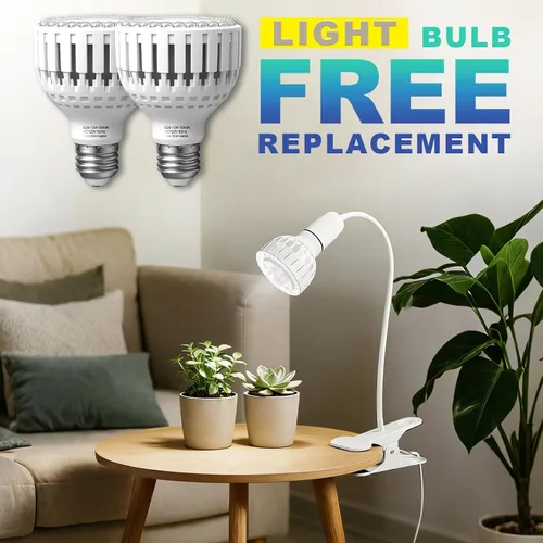 Miniatura 3 de Luz LED de Crecimiento, Lámpara de Plantas con Clip de Cuello de Cisne de Espectro Completo Blanco 5000K para Plantas de Interior de Escritorio
