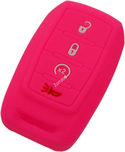 Miniatura 12 de Zorratin Funda protectora de silicona para llavero remoto para Ram 1500 2500 3500 2019 2020 2021 2022 2023 2024 2025 4 botones Negro