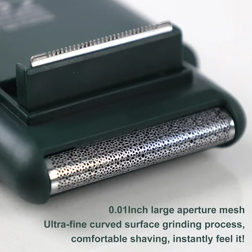 Miniatura 5 de Maquinilla de afeitar eléctrica para hombres, mini afeitadoras eléctricas de aluminio con recortador de barba, afeitadora inalámbrica en seco