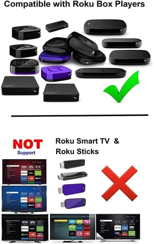 Miniatura 3 de Control remoto IR compatible con Roku 1 2 3 4 HD LT XS XD Roku Express 3900R Premiere 4620XB 4210XB 3900R 2500R 2700R 2450XB caja de reproductor