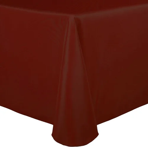 Miniatura 4 de ULTIMATE TEXTILE Mantel ovalado de lino de poliéster de 52 x 70 pulgadas, color jade