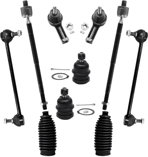 Miniatura 233 de Detroit Axle – Kit de suspensión delantera para Hyundai 2013-2018 Santa Fe 2 enlaces de barra de estabilizador 4 varillas de amarre interiores