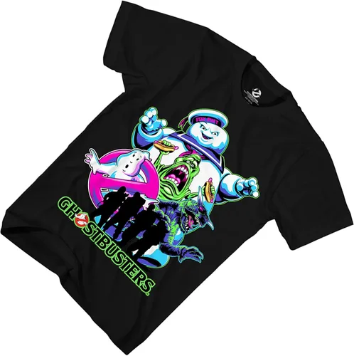 Miniatura 4 de Ghostbusters Mens Stay Puft Shirt Stay Puft Logo Tee Shirt Graphic T-Shirt