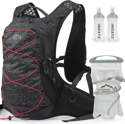 Miniatura 11 de IX INOXTO Hydration Pack Backpack, Lightweight Water Backpack with 2L Hydration Bladder Daypack for Men Women,Running Hydration Vest for Trail