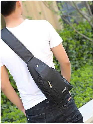 Miniatura 8 de Mochila tipo bandolera bandolera bandolera para el pecho, bolsa de hombro, pequeña mochila casual para mujeres y hombres, senderismo