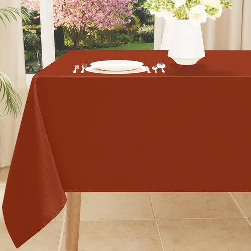 Miniatura 21 de Smiry Mantel rectangular de poliéster impermeable antiarañazos, mantel decorativo de tela lavable para comedor, bufé, fiestas y exteriores, 60 x 84