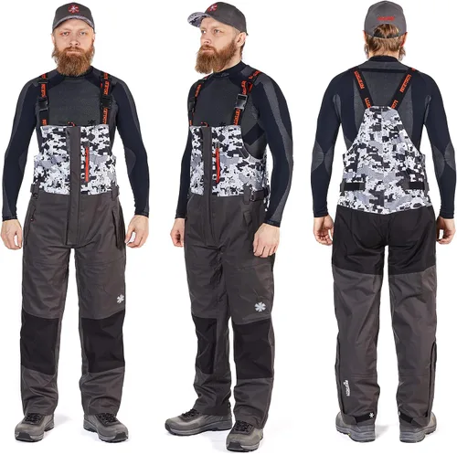 Miniatura 9 de NORFIN Pro Dry 3 - Babero impermeable aislado y transpirable, resistente al viento Camo