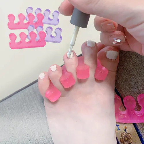 Miniatura 12 de SUNFATT Separadores de Dedos para Pedicura, Separadores de Dedos para Mujeres, Separadores de Dedos del Pie para Pedicura para Separar Uñas