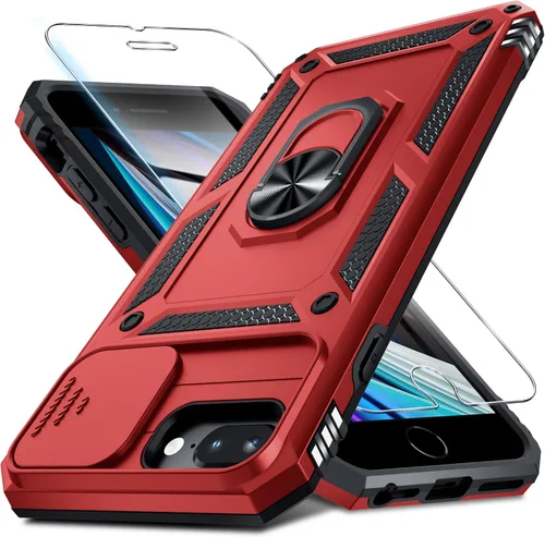 Miniatura 172 de Janmitta - Funda para iPhone 14 Pro con cubierta deslizante para lente de cámara incorporada + protector de pantalla, funda de cuerpo completo
