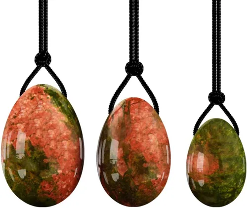 Miniatura 6 de 16 tipos de huevos de jade natural Yoni Huevos Kegel Ejercicio Mujeres Entrenamiento Apriete Masaje Bola de Cristal, Huevos de Jade 2-Huevos