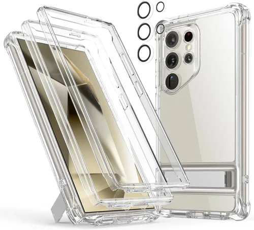 ESR Funda para Samsung Galaxy S24 Ultra Serie Armor, Protección Completa del Cuerpo Cubierta Frontal con Protector de Pantalla y Marco Frontal Extra