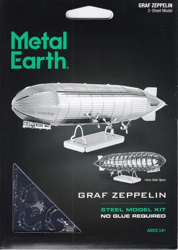 Miniatura 6 de Metal Earth GRAF Zeppelin - Kit de modelado de metal 3D Fascinaciones