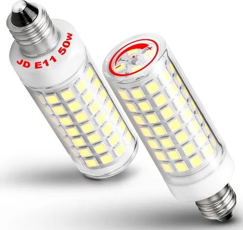 Miniatura 13 de Ziomitus BA15D Bombillas LED de Base Bayoneta de Doble Contacto/DC de 120 Voltios, Reemplazo de 50 Vatios-75 Vatios, T3/T4/C7/S6, 2700K Blanco