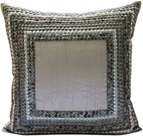 Miniatura 9 de The HomeCentric Funda de almohada con cremallera, funda de almohada azul aguamarina, funda de almohada moderna con bordes, fundas de almohada de 12