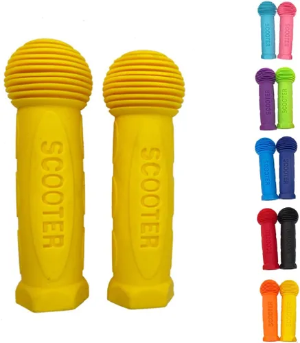Miniatura 6 de Manillar de agarre para scooter, 1 par de agarre de bicicleta apto para 2-3-4 ruedas Kid Kick Scooters, bicicleta para niños Negro