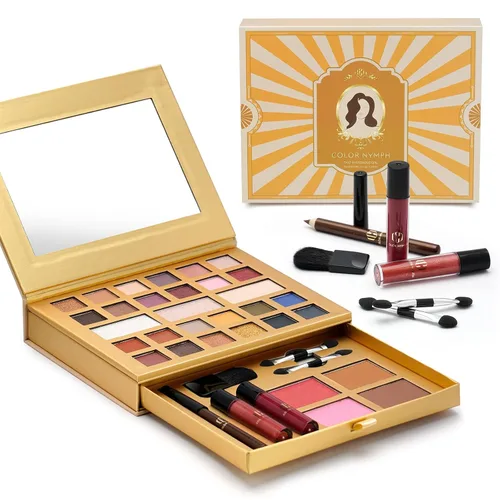 Miniatura 8 de Color Nymph Colección de 16 piezas de brillo labial, brillo labial brillante para mujeres y niñas, set de brillo labial de color duradero con ricos